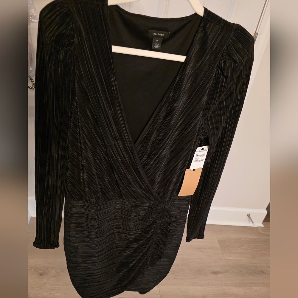 Halogen Black Mini Dress